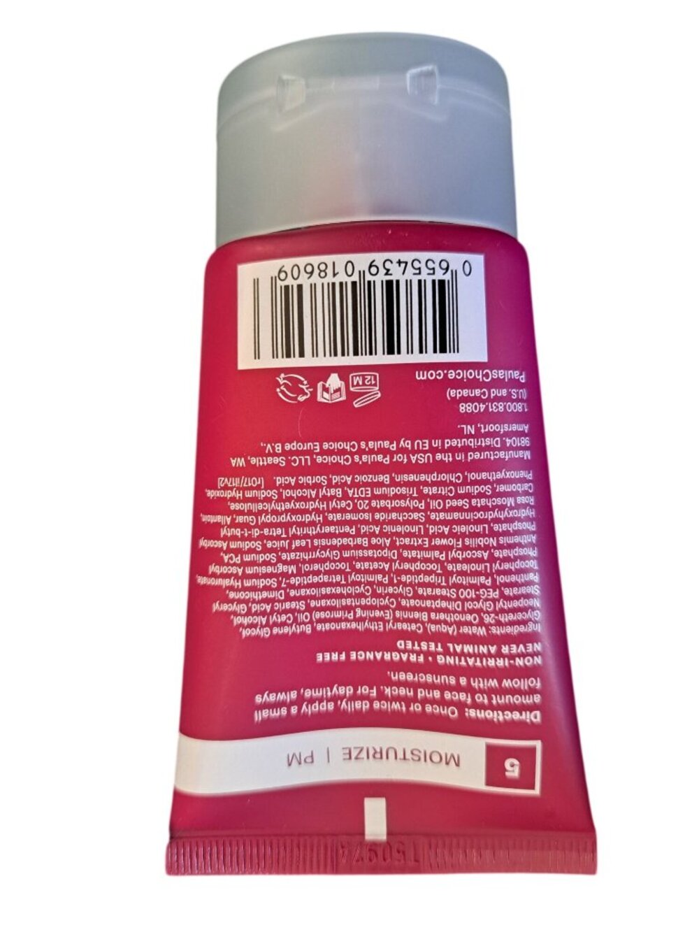 New Paulas Choice Skin Recovery Replenishing Moisturizer Hyaluronic Acid Peptid - Picture 2 of 5